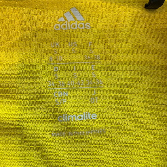 Adidas Women's Vibrant Yellow Long Sleeve Tee- 121st Boston Marathon - Picture 5 of 7